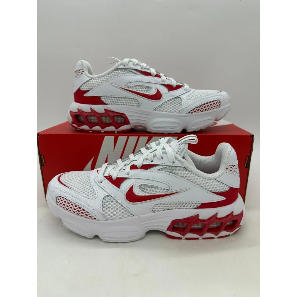 Nike Zoom Air Fire Women's Size 8 White Red Athletic Shoes CW3876 101